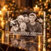 Rodinna fotografie v skle | Gravírovanie fotiek do skla - darček s venovaním pamiatkový darček gravirovana fotografia
