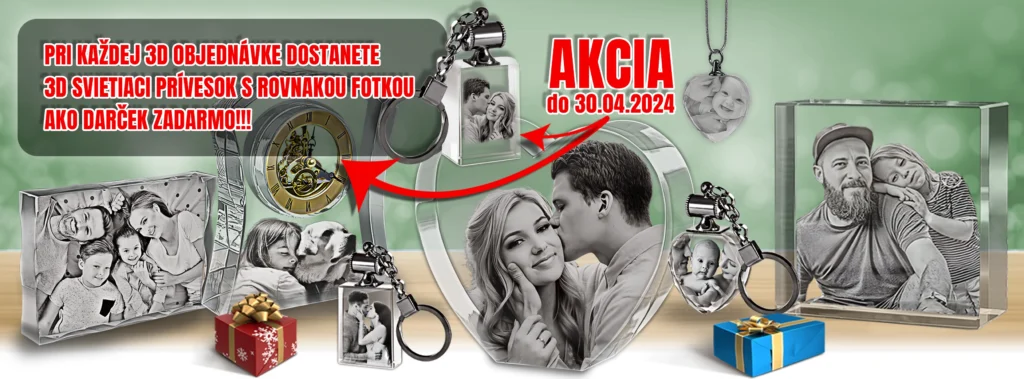 Gravírovanie fotiek do skla – darček s venovaním