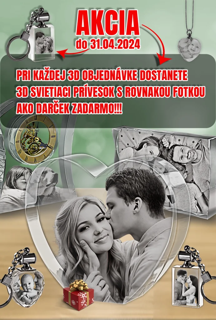 Gravírovanie fotiek do skla – darček s venovaním