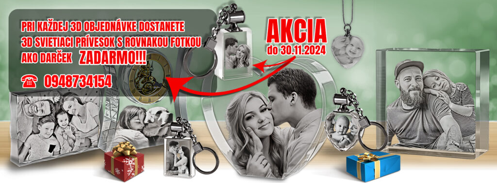 Gravírovanie fotiek do skla – darček s venovaním