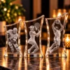 Luxusné krištáľové športové trofeje | Gravírovanie fotiek do skla - darček s venovaním Trojica naších trofejí s názvom Apex. Pre prvé, druhé a tretie miesto s 3 rôznymi veľkosťami. Sklenená trofej Apex s gravírovaním