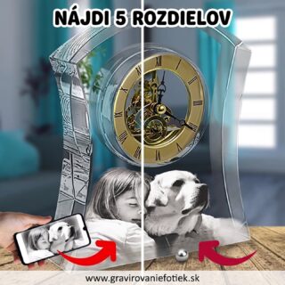 ⏳ Tikot beží — nájdeš 5 rozdielov skôr, než dočítaš tento popis?
Napíš do komentárov svoj počet! A ak sa ti hodiny páčia, vieme do nich vygravírovať tvoju fotku. Luxusný darček k jubileu.
💬 Komentuj a mrkni na www.gravirovaniefotiek.sk
#najdirozdiely #hra #kristalovehodiny #gravirovaniedoskla #royalcrystal